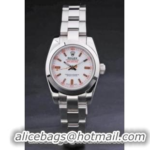 Rolex Milgauss White Stainless Steel 25mm Women Watch-RM3891