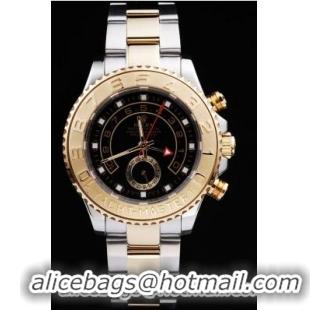 Rolex Yacht-Master II Golden Bezel&Black Surface Watch-RY3329