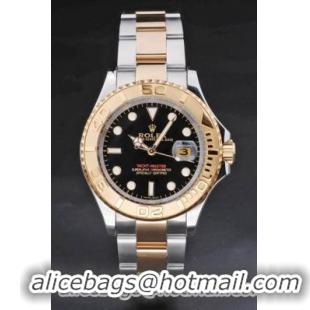 Rolex Yacht-Master II Golden Bezel&Black Surface Watch-RY3903