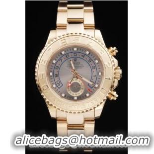 Rolex Yacht-Master II Golden Bezel&White Surface Men Watch-RY333