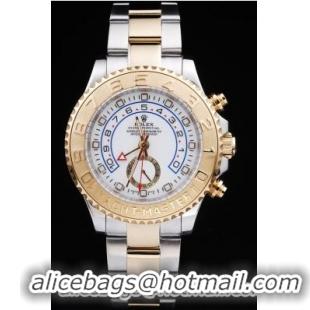 Rolex Yacht-Master II Golden Bezel&White Surface Watch-RY3331