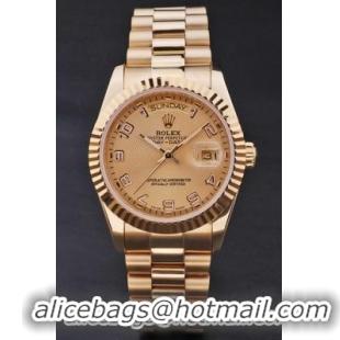 Rolex Day-Date Golden Surface Watch-RD3817