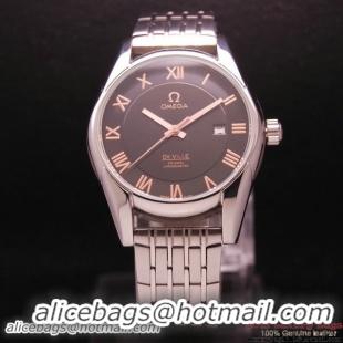 OMEGA DE VILLE Co-AXIAL CHRONOMETER Steel on Steel Strap OM77015