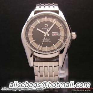 OMEGA DE VILLE HOUR VISION ANNUAL CALENDAR Steel on Steel Strap OM77118