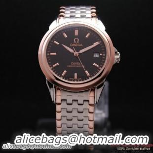 OMEGA DE VILLE Chronometer Red Gold on Steel Strap OM77318