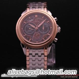 OMEGA DE VILLE CO-AXIAL CHRONOSCOPE Red Gold on Steel Strap OM77430