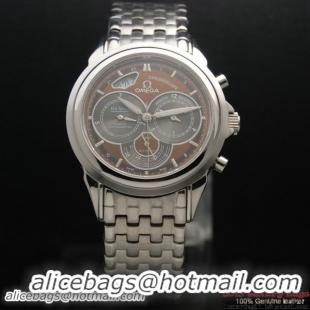 OMEGA DE VILLE CO-AXIAL CHRONOSCOPE Steel on Steel Strap OM77415