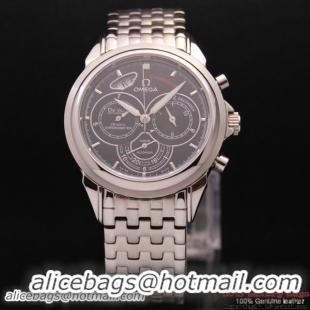 OMEGA DE VILLE CO-AXIAL CHRONOSCOPE Steel on Steel Strap OM77417