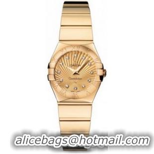 Omega Constellation Polished Quarz Mini Watch 158637H