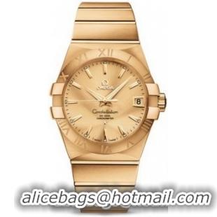 Omega Constellation Chronometer 38mm Watch 158630N