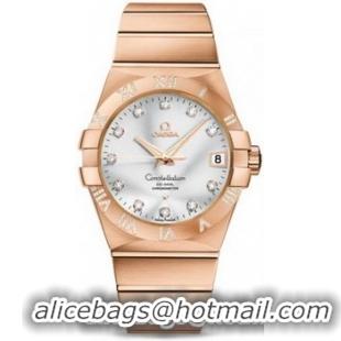 Omega Constellation Chronometer 38mm Watch 158630D