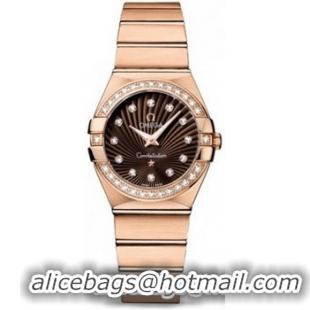 Omega Constellation Brushed Quarz Small Watch 158628A