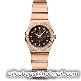 Omega Constellation Brushed Quarz Mini Watch 158627A