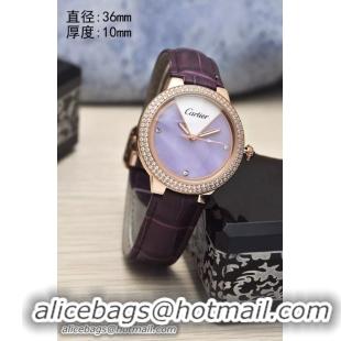 Cartier Watch Diamonds C66120 Gold