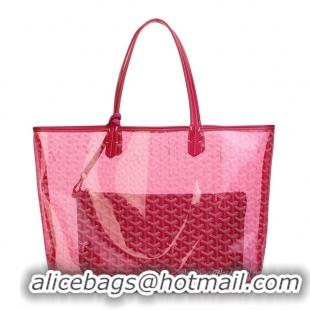 High Quality Bulk Goyard Transparent Tote 0308 Rose Red