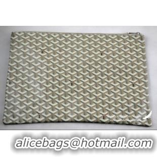 New Design Goyard Ipad Bag GM 020114 Grey