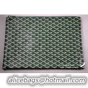 Newly Launched Goyard Ipad Bag GM 020114 Green