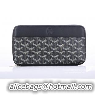 New Stylish Goyard Clutch Bag Black With Earth Yellow