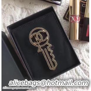 Charming Chanel Key Brooch A96669