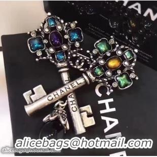 Crafted Chanel Brooch A97566 Black