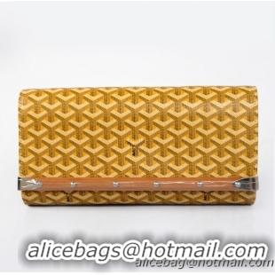 New Style 2014 Goyard Clutch Bag 8980 Yellow