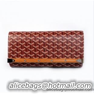 Well Crafted Goyard Hot Sell Clutch Bag 8980 Burgundy