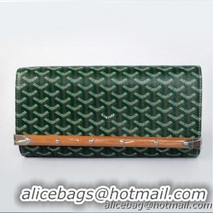 Beautiful New Goyard Clutch Bag 8980 Green