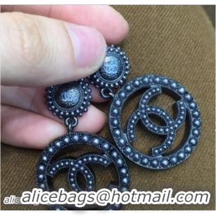 Classic Specials Chanel Black Pearls Earrings 3201 2018