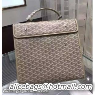 Free Shipping 2014 Goyard Mens Briefacases Bags 8978 Grey