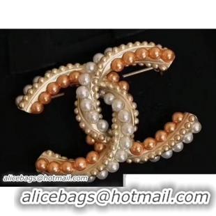 Unique Style Chanel Brooch A58012 Orange 2018