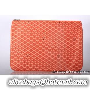 Most Popular Goyard New Design Ipad Bag Large Size 020113 Orange