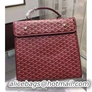 New Arrivals 2015 Goyard Mens Briefacases Bags 8978 Burgundy