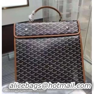 2015 Cheap Goyard Mens Briefacases Bags 8978 Black And Tan