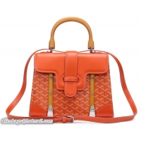 Cheapest 2015 Goyard Small Saigon Tote Bag With Strap PM 8941 Orange