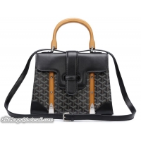 2015 Low Cost Goyard Small Saigon Tote Bag With Strap PM 8941 Black