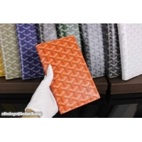 2015 Low Cost Goyard New Style Long Purse 020113 Orange