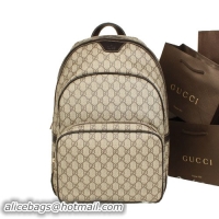 Gucci Supreme Canvas Backpack 322069 Brown