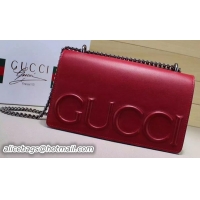 2016 Inexpensive Gucci XL Calfskin Leather mini Bag 421850 Red