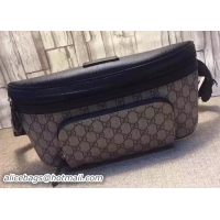 Latest Styles GUCCI GG Supreme Belt Bag 406372 Black