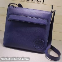 New Style Gucci Calf Leather Messenger BagS 322059 Blue