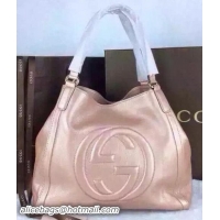 Good Quality Gucci Medium Soho Shoulder Bag Calfskin Leather 282309 Pink