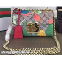 Best Quality Gucci Padlock GG Supreme Shoulder Bag 409487 Red