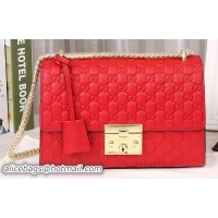 New Arrivals Gucci Padlock Gucci Signature Shoulder Bag 409486 Red