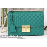 New Fashion Gucci Padlock Gucci Signature Shoulder Bag 409486 Green