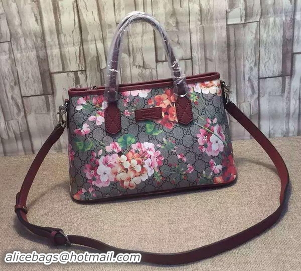 Spot Bulk GUCCI GG Supreme Blooms Tote Bag 429019 Red