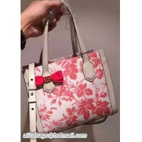 Best Quality Gucci Arabesque Canvas Tote Bag 443089 Pink