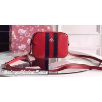 Most Popular Gucci Calfskin Leather Shoulder Bag 412008 Red