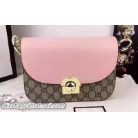 Grade Cheapest Gucci GG Canvas Shoulder Bag 323880 Pink