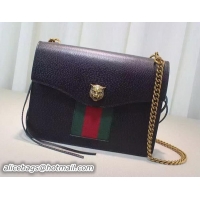 Discount Replica Gucci Animalier Leather Shoulder Bag 431283 Black