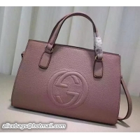 Original Cheap GUCCI Soho Leather Top Handle Bag 431571 Pink